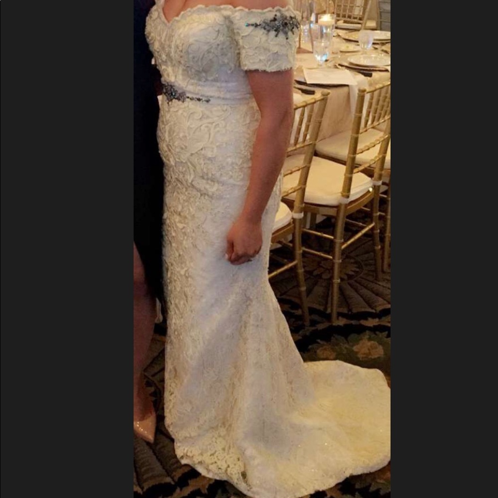Beautiful Lace Evening Gown
